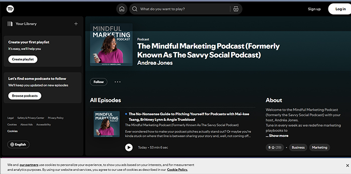 Savvy Social Podcast (Andr&eacute;a Jones)